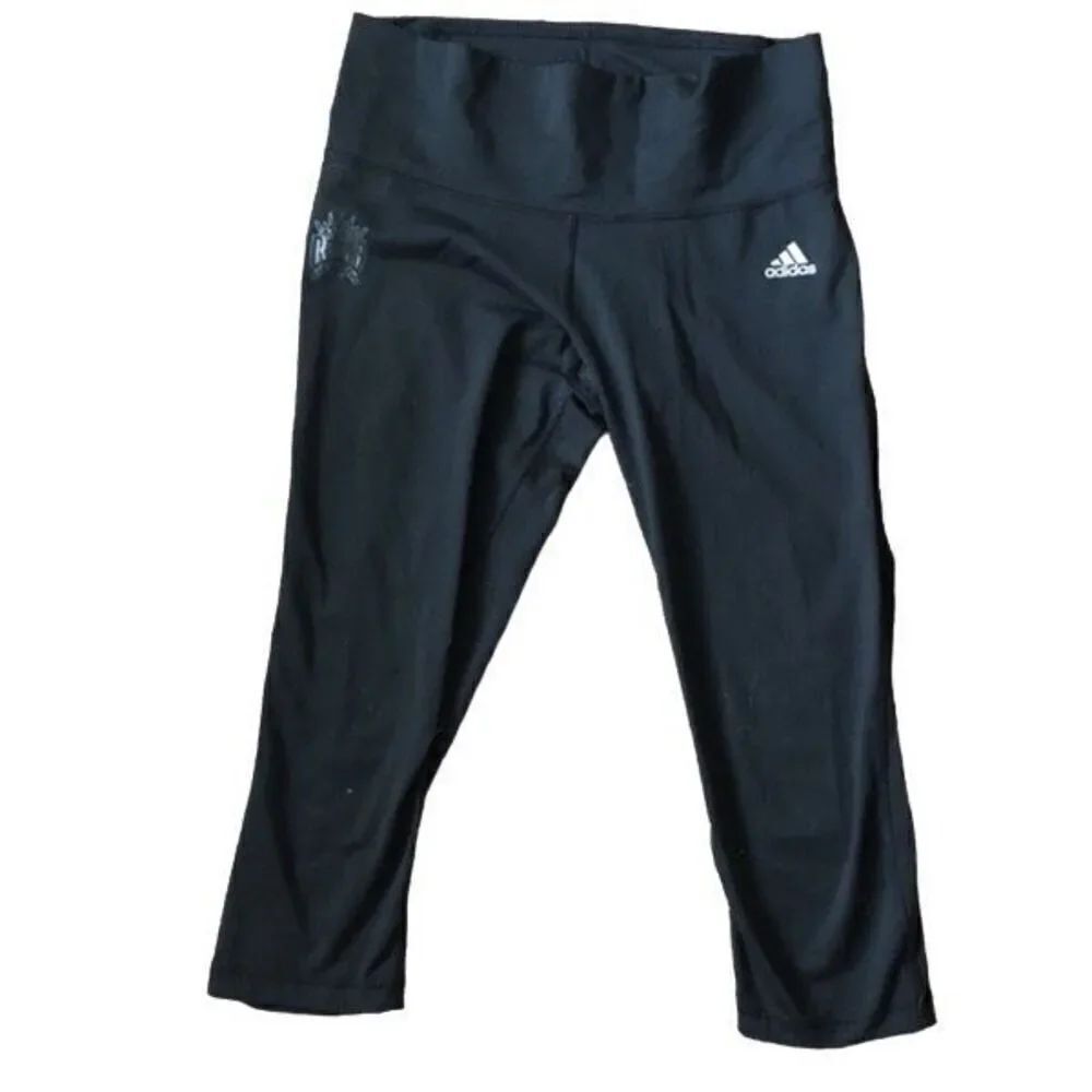 Adidas Womens Sacramento Kings Climalite Capris M Mid-Rise Athletic Blokette